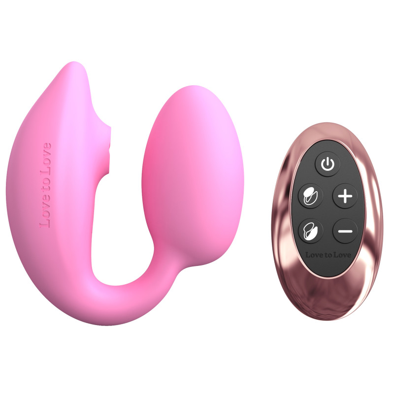 Love to Love Stimulateur Clitoris et Point G Wonderlover Rose